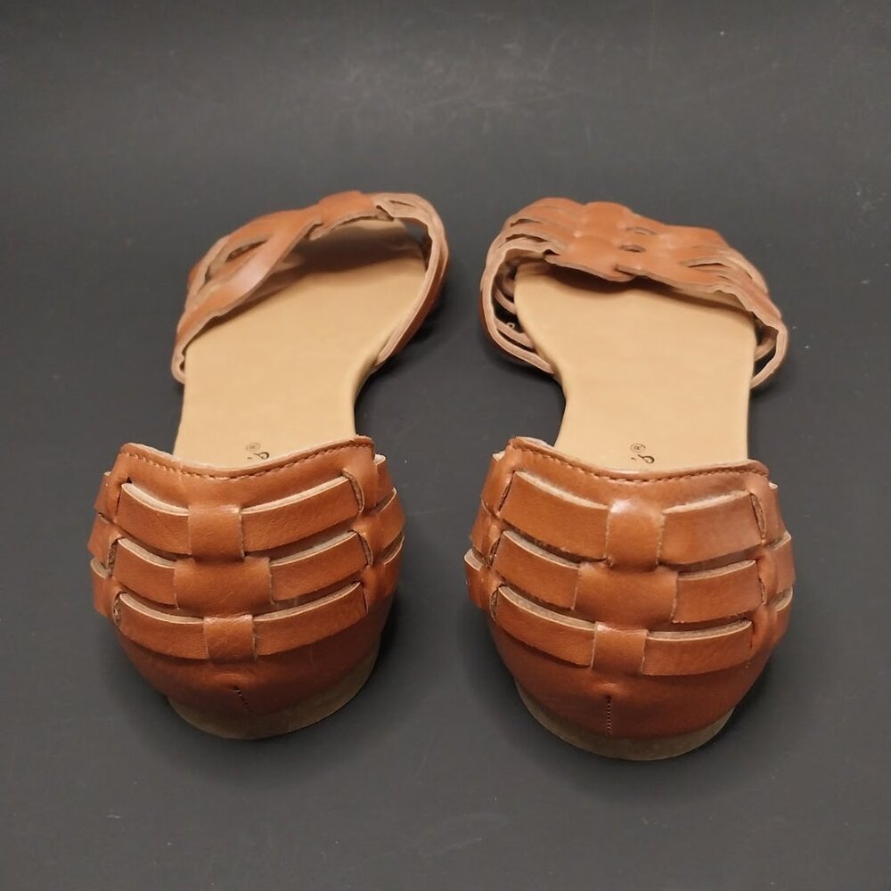 Breckelles Woman's Peep Toe Flat - Picture 9 of 10